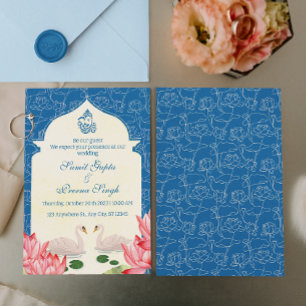 Invitation Élégant Mariage indien hindou