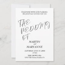 Élégant Mariage noir blanc