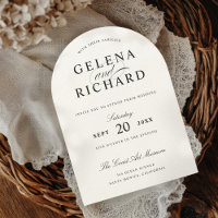 Élégant Mariage papier Arch Luxe