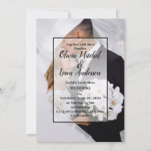 Élégant Mariage photo personnalisé