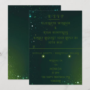 Invitation Élégant Mariage Sparkle