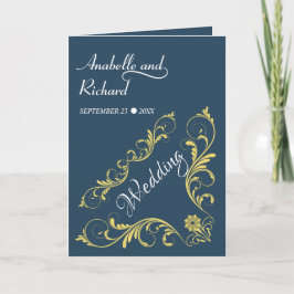 Invitation Élégant Mariage victorien