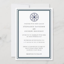 Élégant minimaliste nautique de la Marine moderne 