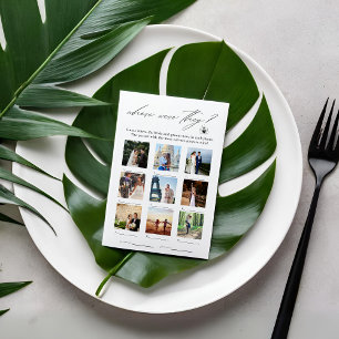 Invitation Élégant Où Étaient-Ils Photo Jeu