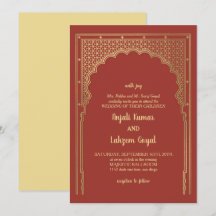 Élégant Rose de passerelle indienne Mariage