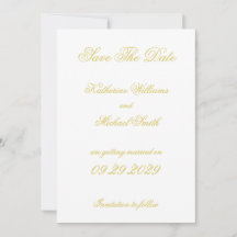 Elegant Script Island Citrus Wedding Save The Date