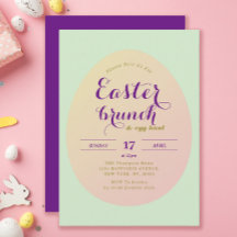 Elégant Simple Brunch de Pâques Chasse aux oeufs V