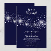 Élégant Sky soirée Mariage Elopement