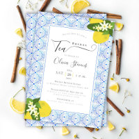 Elégant Thé Marié Citrons Tuiles portugais Douche