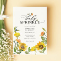 Elégant Tournesol Jaune Sunny Bee Baby Sprinking