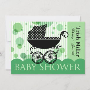 Invitation Élégant transport rétro pour bébés - Baby shower