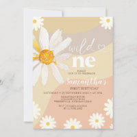 Elégant Wild Un Anniversaire Boho Daisy Flowers