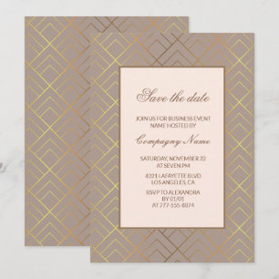 Invitation élégante à une soirée d'affaires à rete