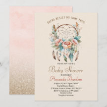 Elégante aquarelle attrape rêve et fleurs