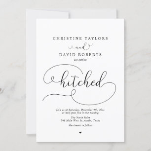 Invitation Élégante calligraphie, Se Faire Hitler