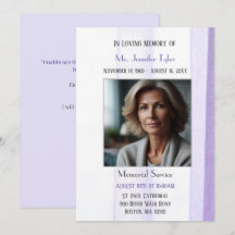 Élégante cérémonie funéraire violette