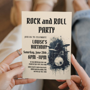 Invitation élégante de couleur beige pour une soir