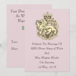 Invitation élégante de partie de Harry et de