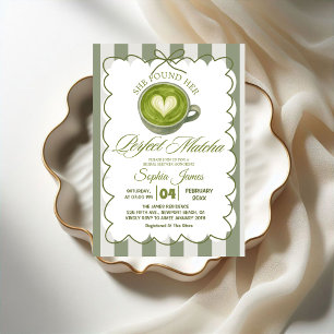 Invitation Élégante, Elle A Trouvé Sa Fête des mariées Parfai