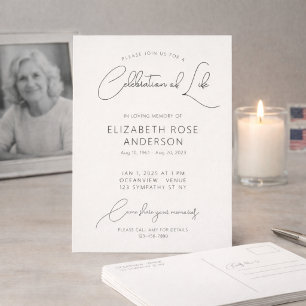 Invitation élégante et moderne de célébration de l