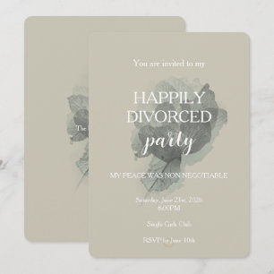 Invitation élégante et moderne pour une fête de di