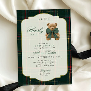 Invitation élégante et prépa pour une baby shower