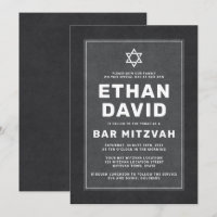 Élégante étoile blanche gris foncé de David bar mi