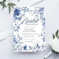 Élégante Fête de Mariage Toile Bleue de Style Chin