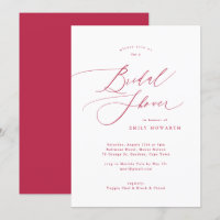 Élégante Fête des mariées de calligraphie rouge ma