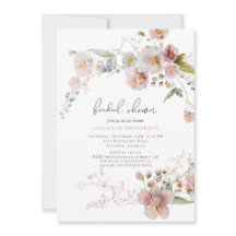 Elégante Fête des mariées florale Dusty Pink Garde