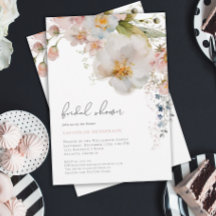 Élégante Fête des mariées florale rose pâle