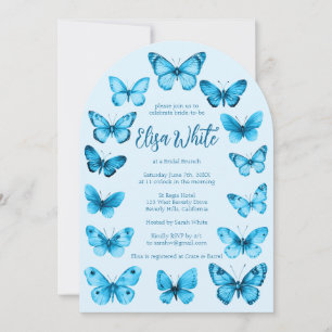 Invitation Elégante Fête des mariées papillons Arche PERSONNA