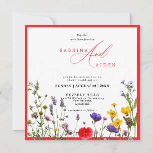 Invitation Elégante Fleur Fleur Fleur Fleur Fleur Fleur Jardi