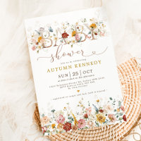 Elégante Fleurs de Jardin Baby shower neutre genre