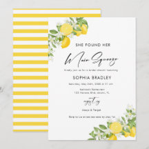 Invitation Élégante Main Squeeze Bridal Shower