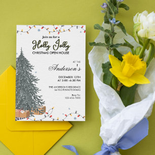 Invitation élégante moderne à carreaux pour la fêt