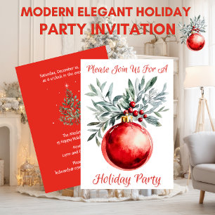 Invitation élégante moderne pour une fête de vacan