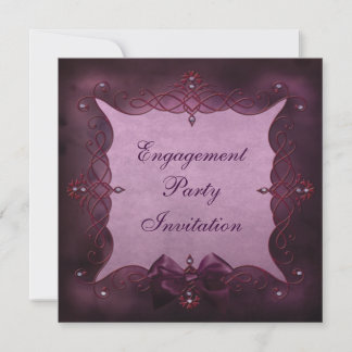 Invitation Élégante Partie d'engagement pour les baguettes et