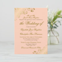 Elégante Pêche de Corail & Mariage classique