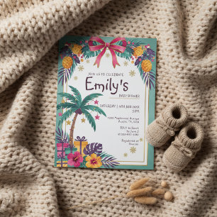 Invitation élégante pour Baby Shower sur le thème