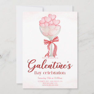 Invitation élégante pour la Saint-Galentin