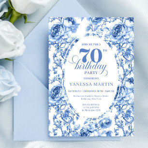 Invitation élégante pour les 70 ans de Deep Blue
