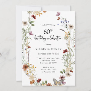 Invitation élégante pour une fête d'anniversaire d