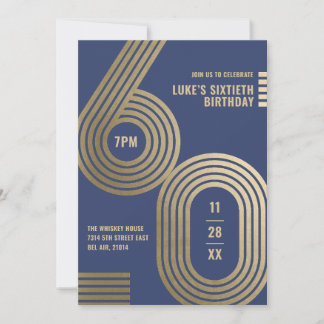 Invitation élégante pour une fête d'anniversaire d