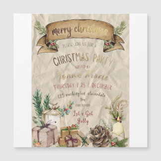 Invitation élégante pour une fête de Noël