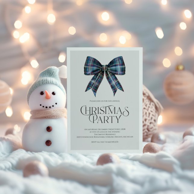 Invitation élégante pour une soirée de Noël en Nav (Créateur téléchargé)