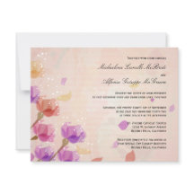Elégante Tulipes Aquarelle Mariage formel Inviter