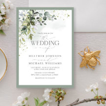 Elégante verdure botanique Aquarelle florale