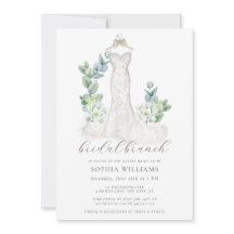 Élégante verdure Mariage robe Brunch nuptial