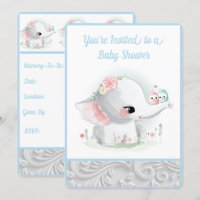 Eléphant Bébé Blanc